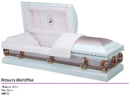 Rosalyn White & Pink 18 Ga  HPC9